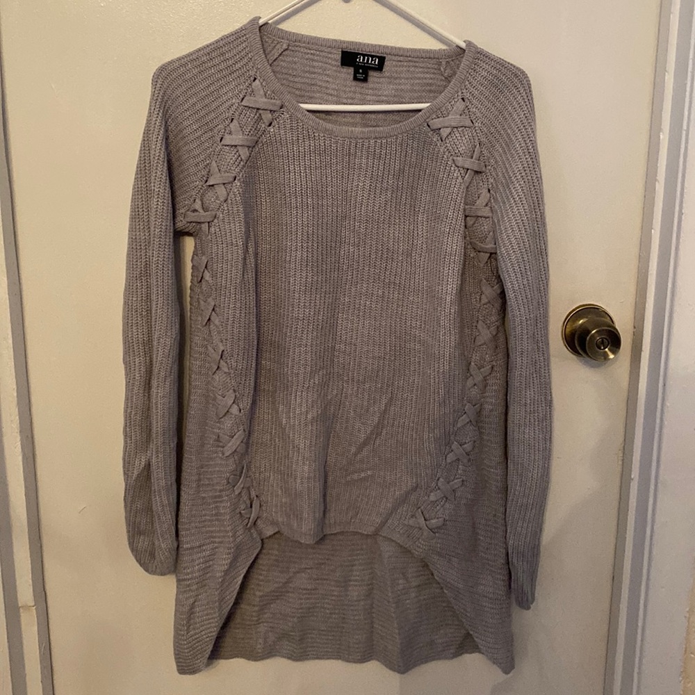 Gray sweater